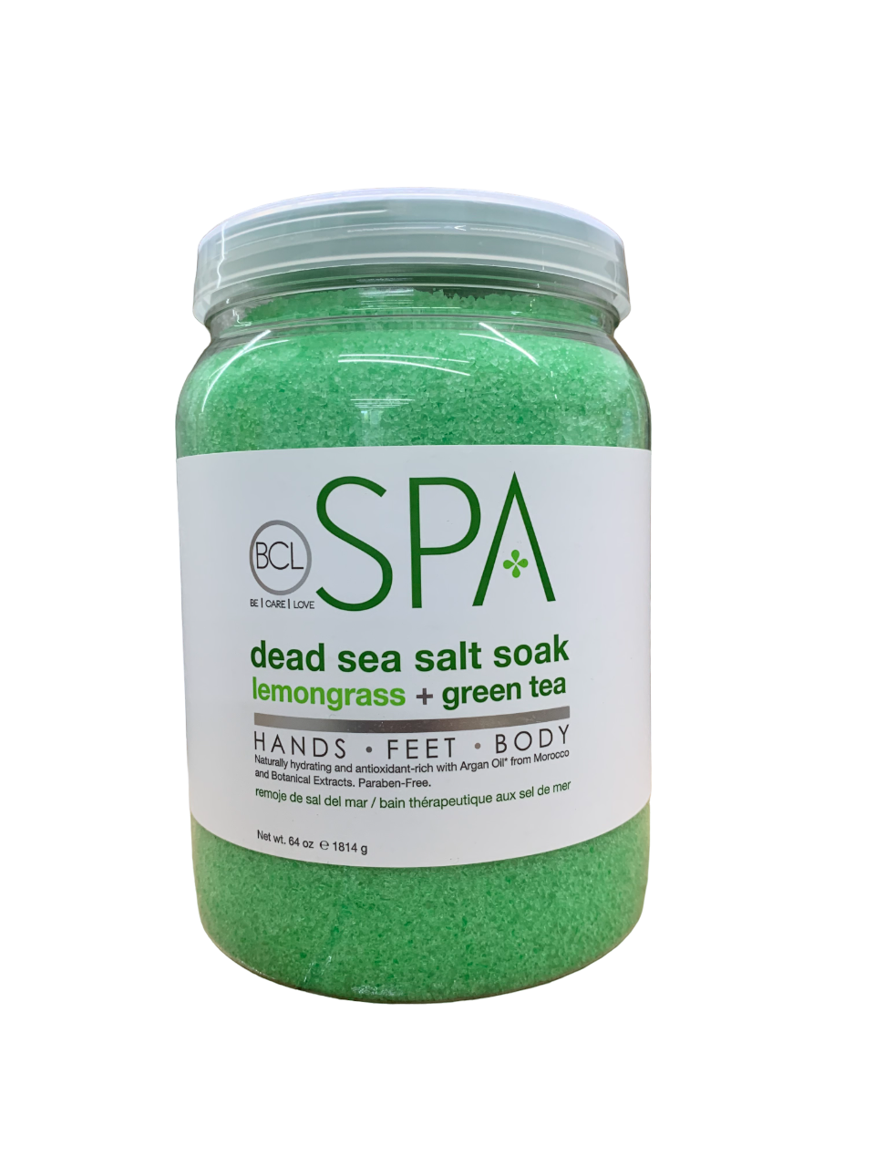 BCL Spa Dead Sea Salt Soak Lemongrass Green Tea
